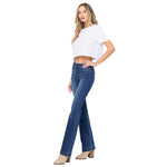 Brittany Pull-On Flare Jeans