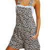 Walk On The Wild Side Leopard Short Overalls